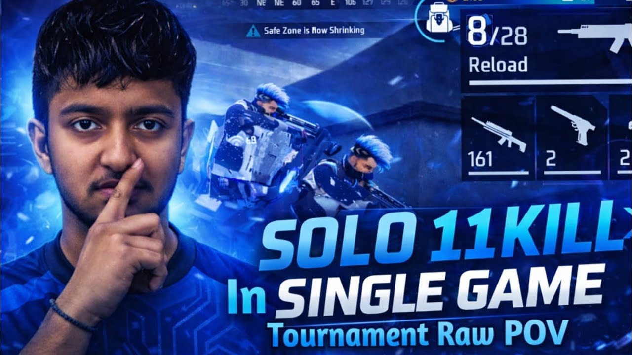 SOLO 11 KILLS IN A SINGLE GAME || IGL RAW POV || 