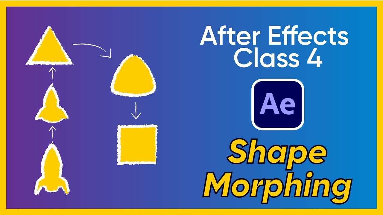 How to Morph Shapes in After Effects | Urdu - हिंदी