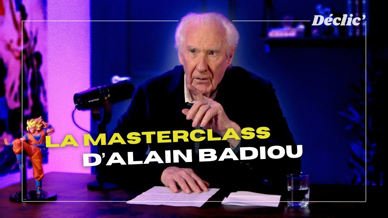 La Masterclass d'Alain Badiou ! (Amour, Guerres, Identit&eacute;, Smartphone...)