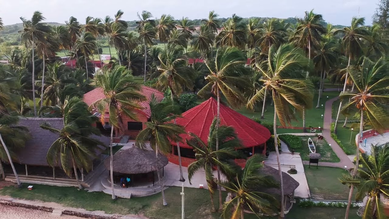 Coconut Grove Beach Resort, Elmina - Ghana - DRONE FOOTAGE