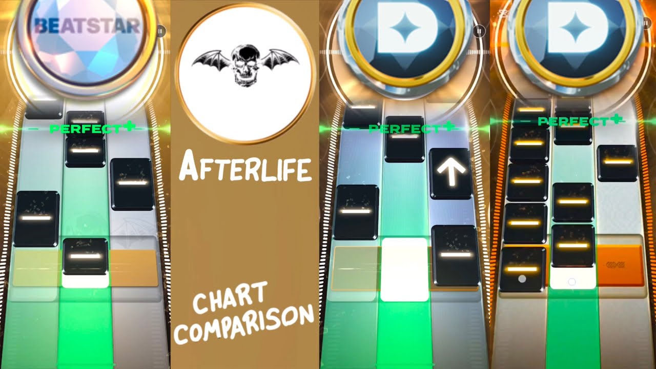 [Beatstar] Afterlife - Avenged Sevenfold // Chart Comparison (Standard vs OLD Deluxe vs NEW Deluxe)