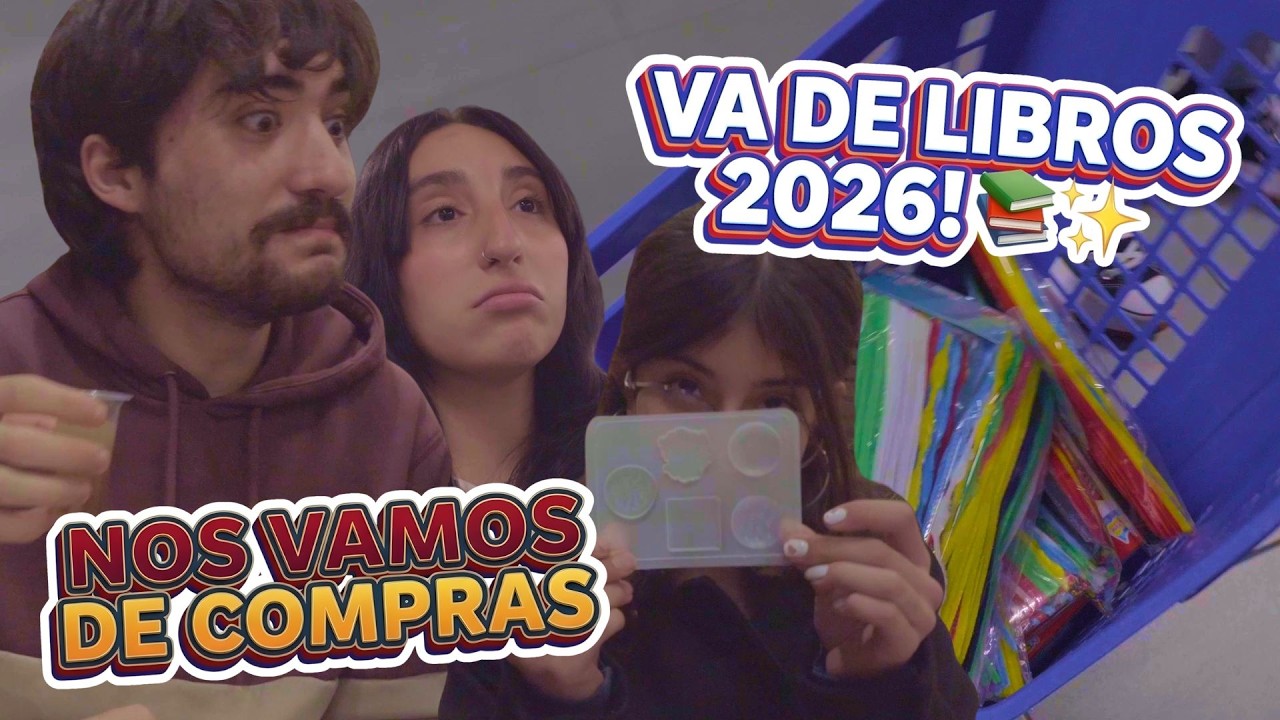 Compras para Nuestro Puesto en VaDeLibros 2026 📚🎨 + McDonald's Dulce | Mikel e Irina