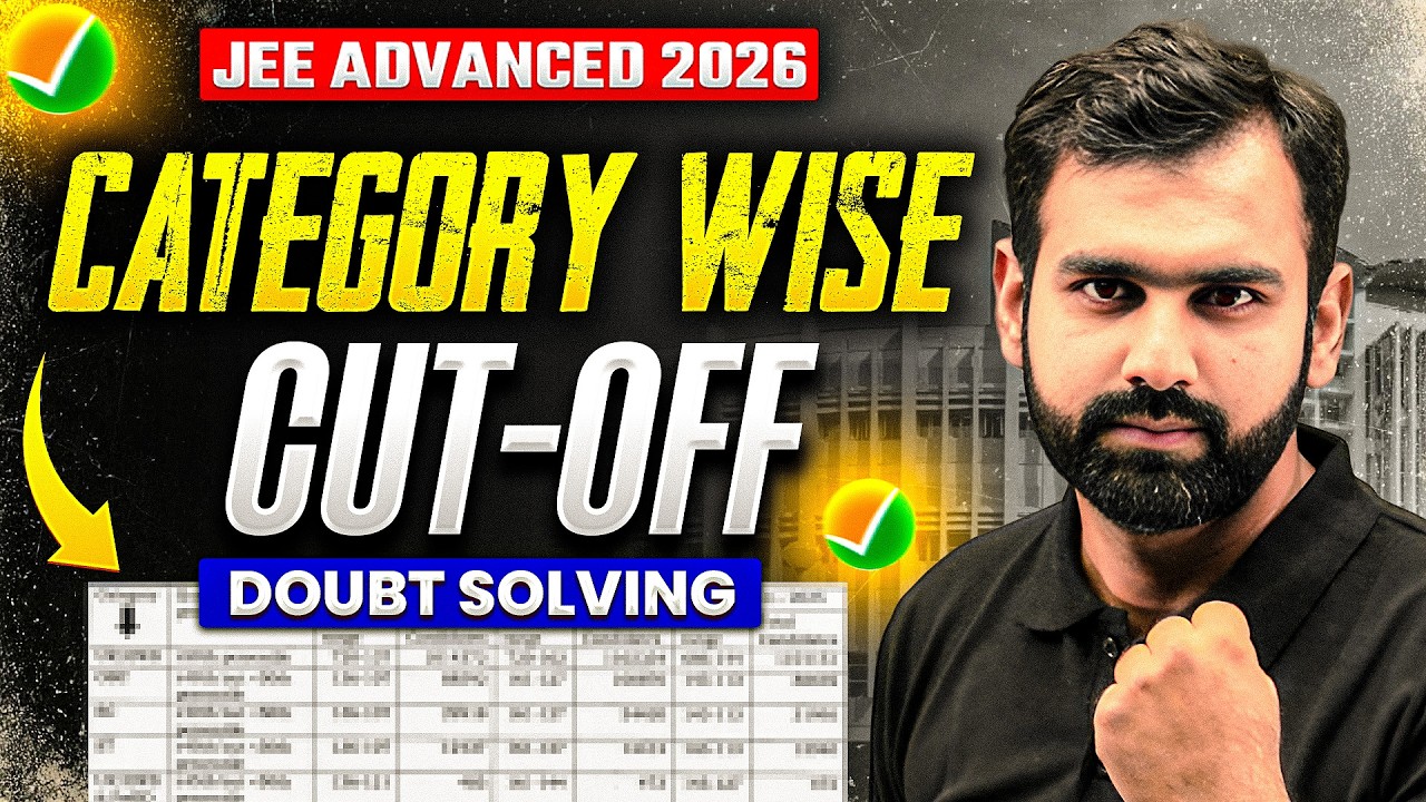 JEE Advanced 2026: проходные баллы по категориям 🚨 Ответы на вопросы + анализ рейтинга