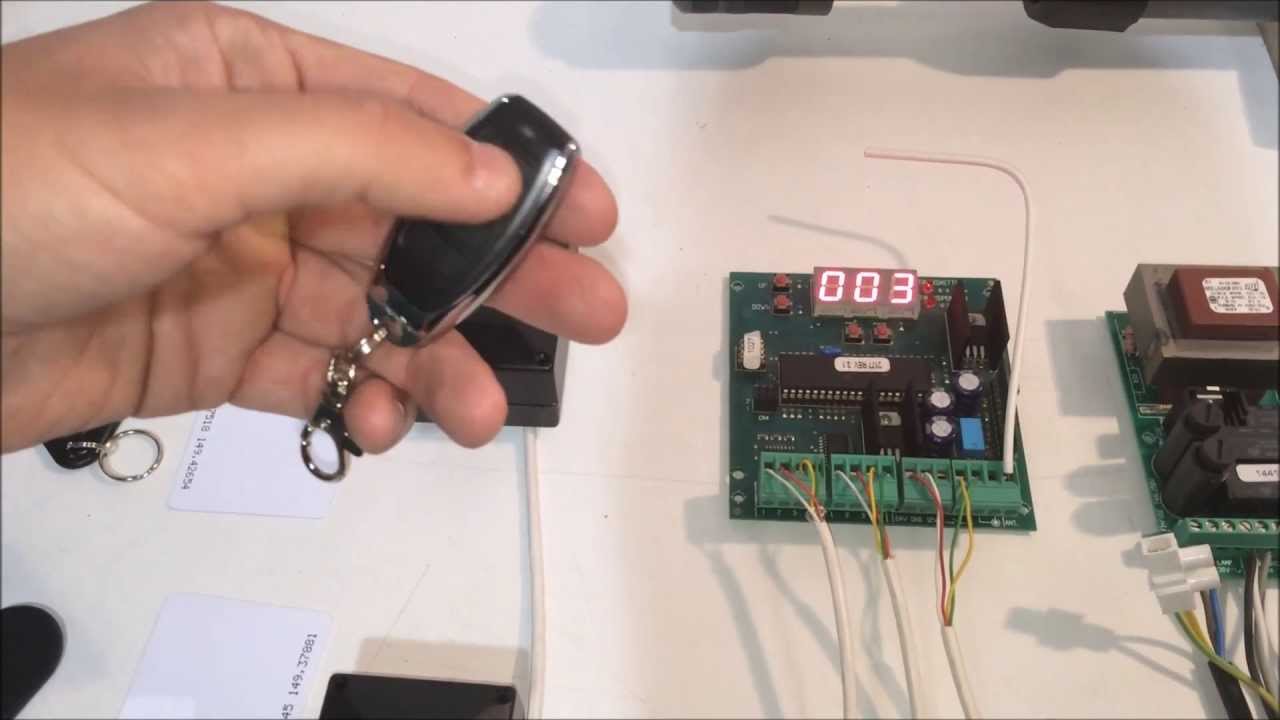 Como Programar Mandos Tarjetas Llaves de Aproximacion en el Receptor  automateasy