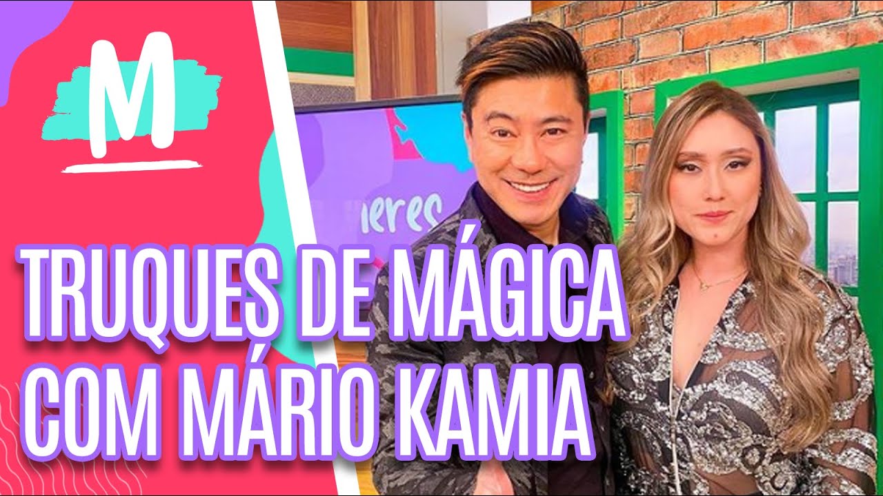 Ilusionista Mário Kamia com TRUQUES de MÁGICA  - Mulheres (12/07/2023)