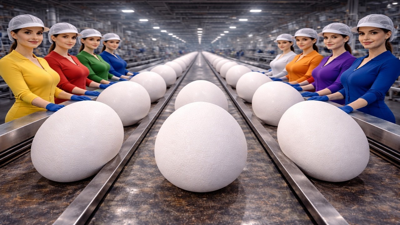 Inside the Egg Powder Factory – How Millions of Units Are Made Daily