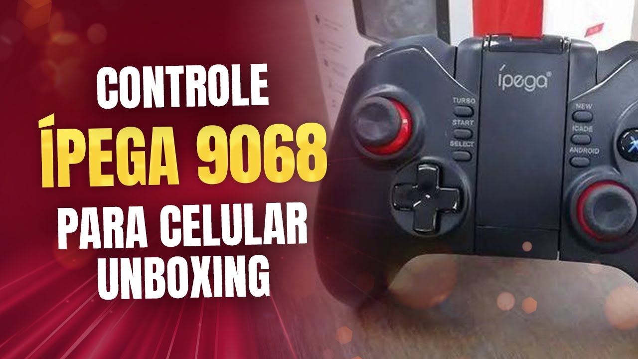 CONTROLE ÍPEGA 9068 PARA CELULAR - UNBOXING