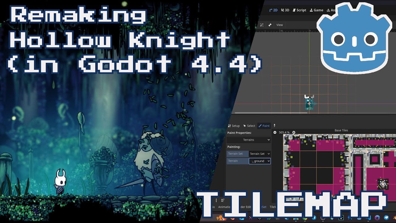Переделка Hollow Knight || 5 || Tilemap и ландшафты