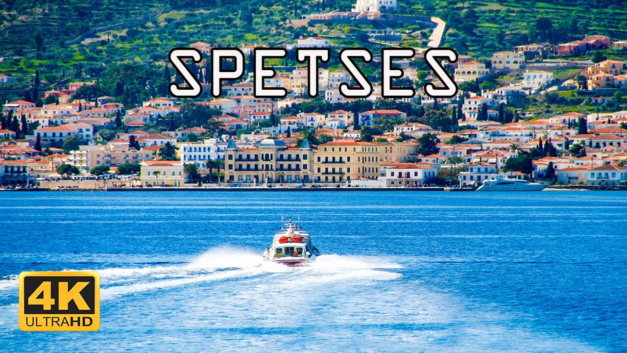 Spetses, Greece 🇬🇷 | 4K Drone Footage