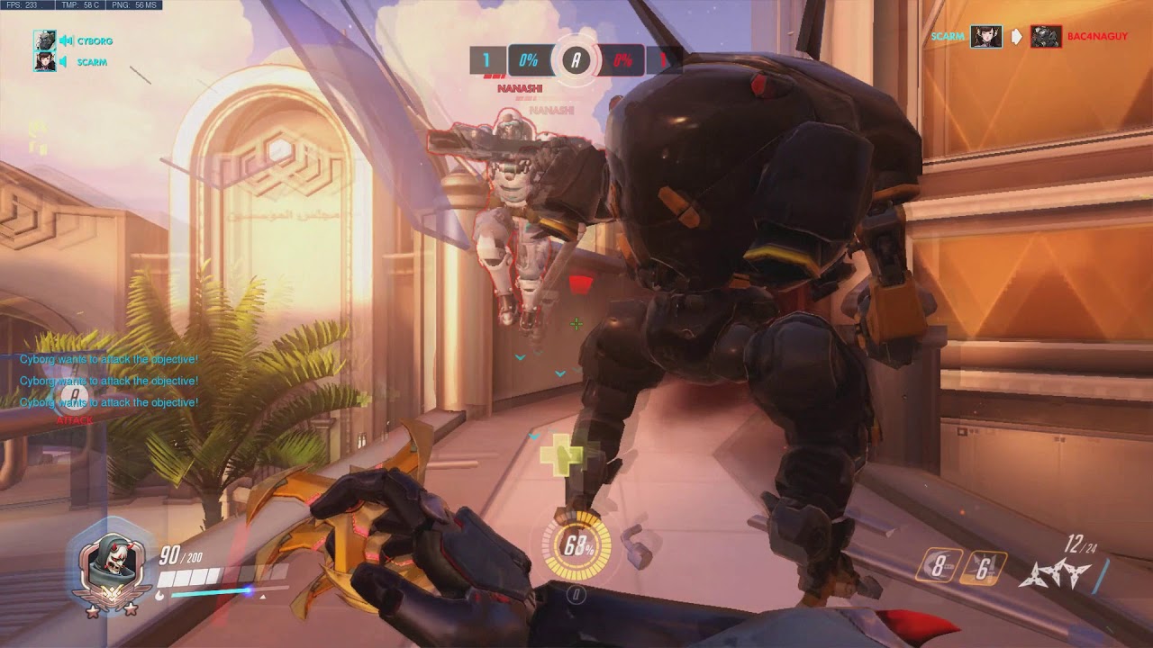 the most hype team in overwatch competitive (Tracer/Genji on Oasis 47-6)