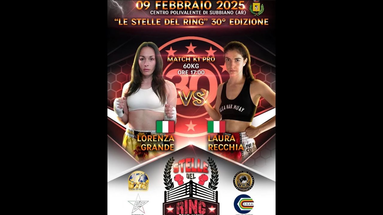 Lorenza Grande VS Laura Recchia. Pro Fight K1 3X3 Cat.-60 Kg