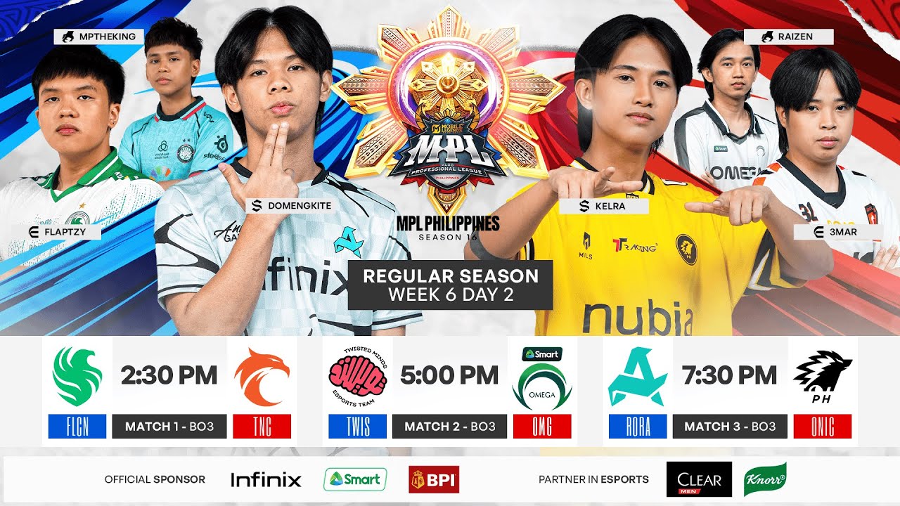 🔴 LIVE | MPL PH S16 | ENGLISH - Week 6 Day 2