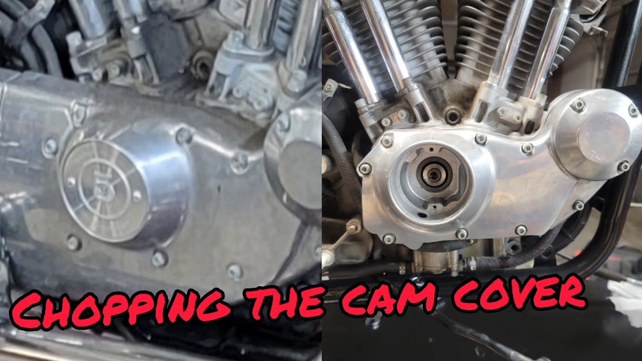 Let's chop the cam cover! | Sportster Chopper - Project Grimace