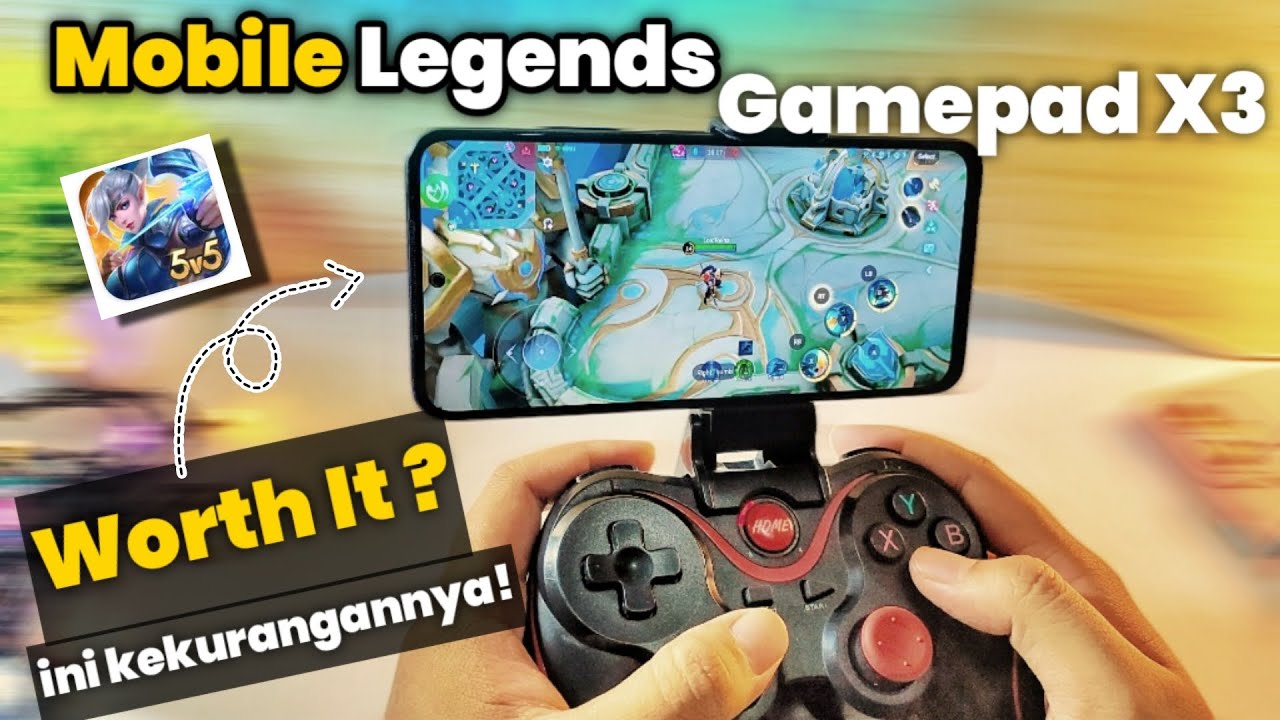 Cara Main Mobile Legends MLBB Pakai Gamepad X3 | Worth It ? Ada Kekurangannya !