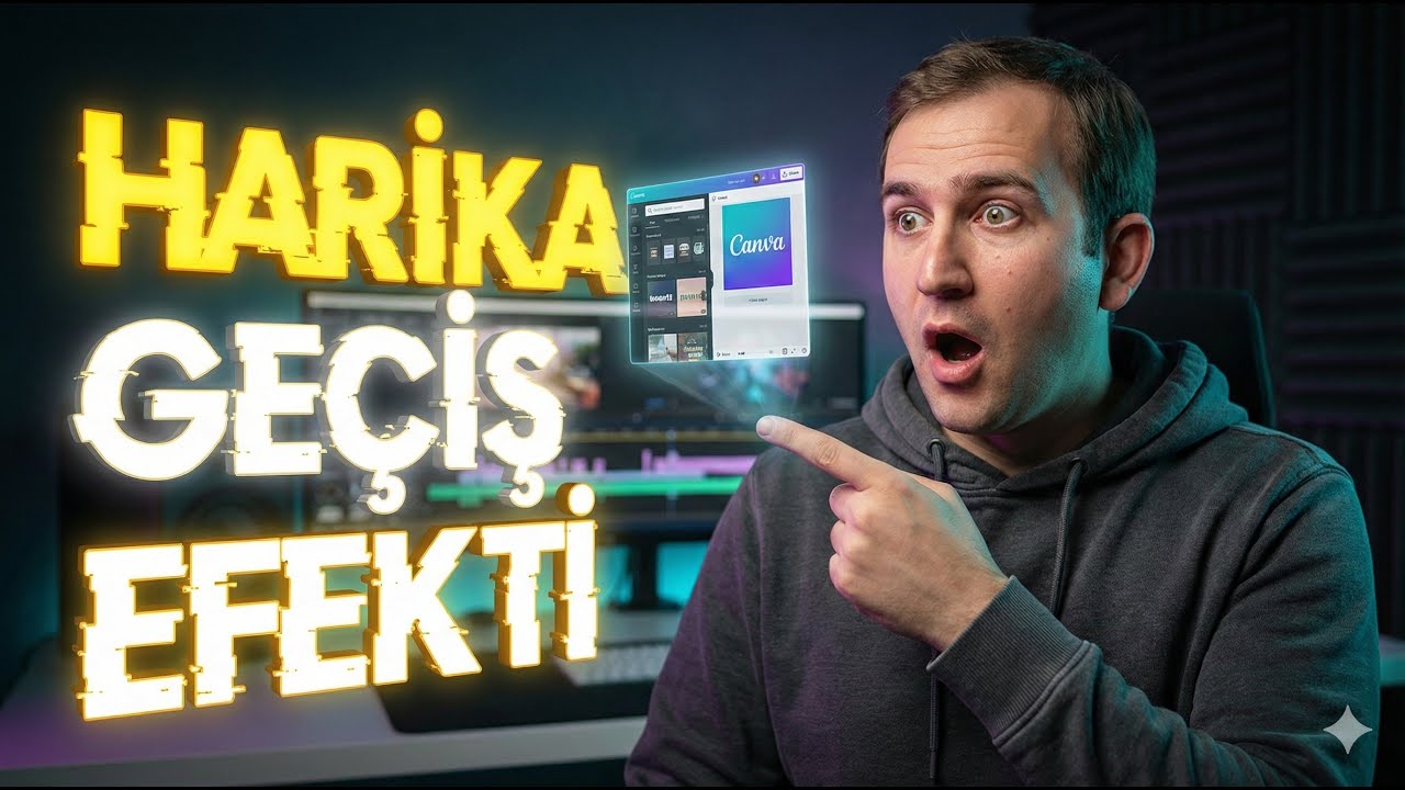 Canva'da Harika Bir Metin Geçiş Efekti 1 #canva #canvadesign