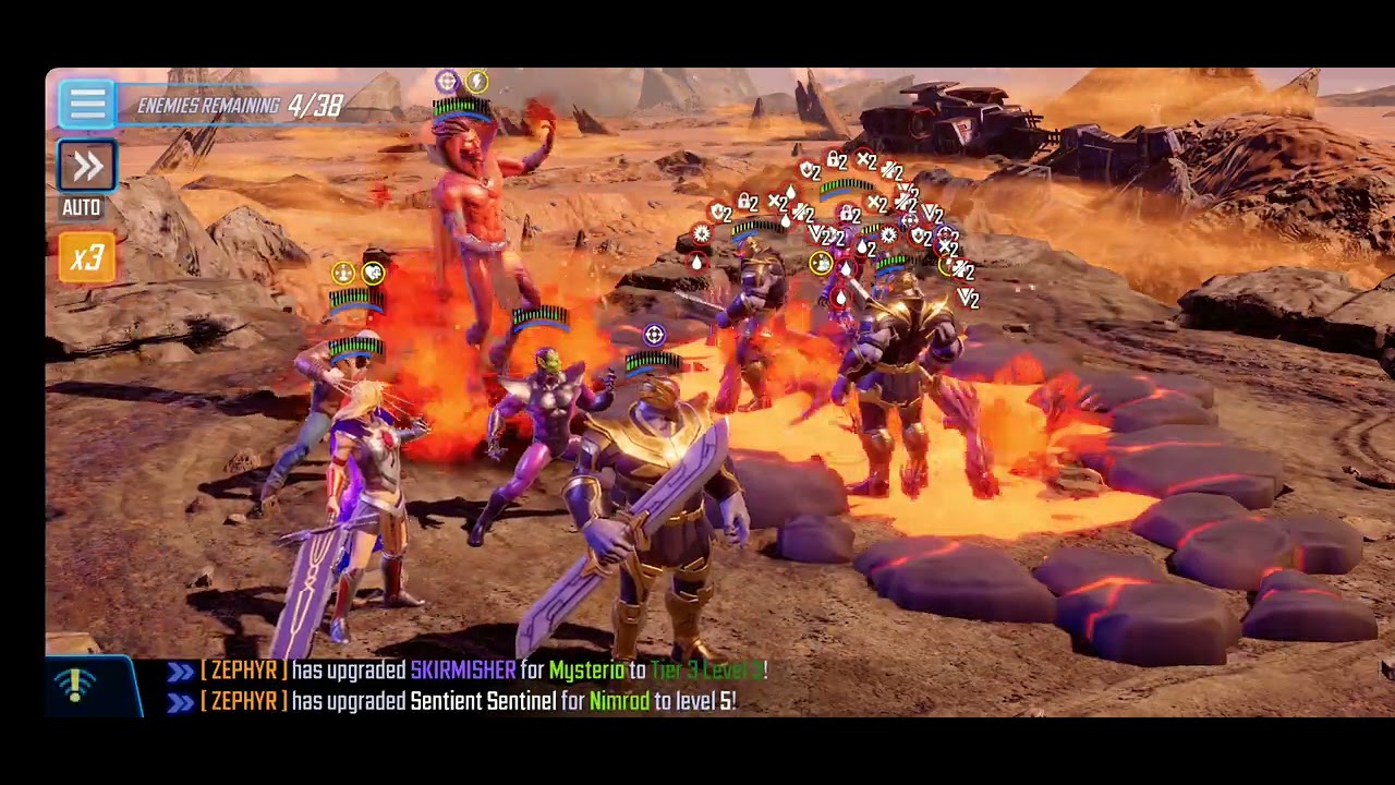 Marvel Strike Force - Dark Dimension 8 - Node 13 (Legendary / Cosmic) 3rd attempt