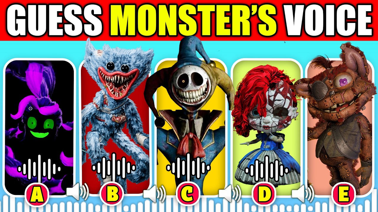 IMPOSSIBLE Guess The POPPY PLAYTIME CHAPTER 5 MONSTERS By their VOICE | Lily Lovebraids, Prototype
