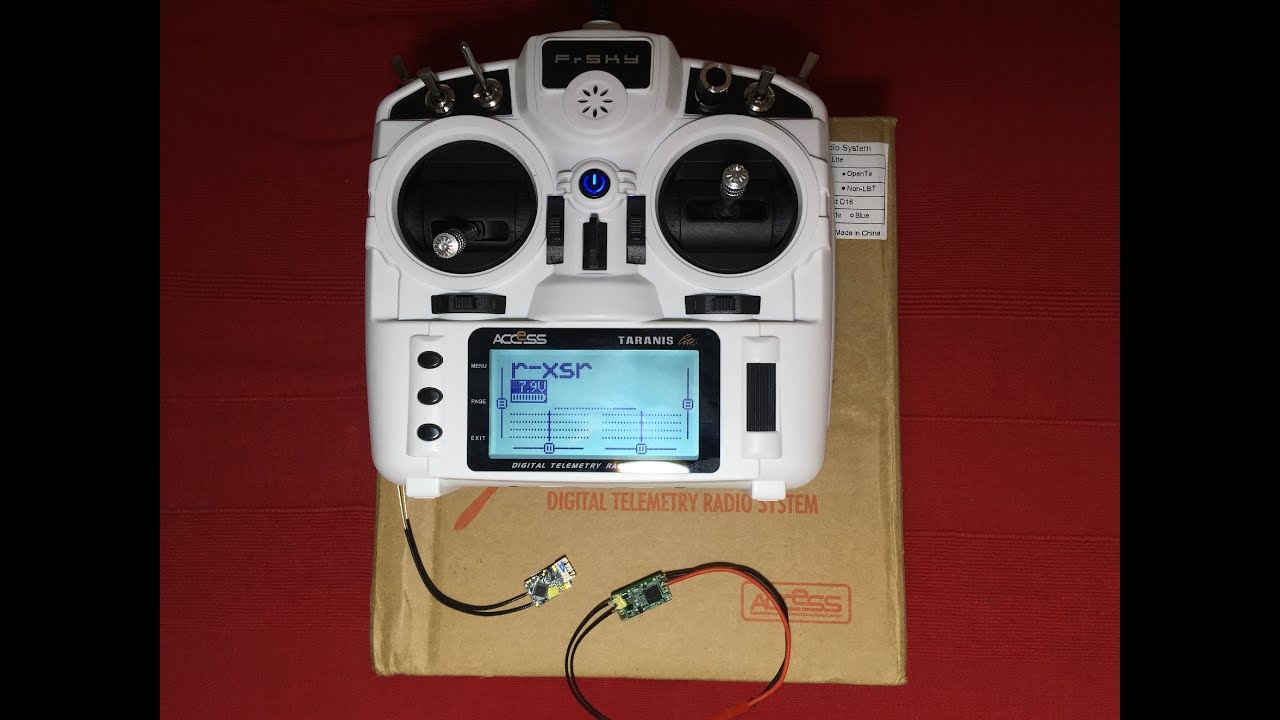 FrSky Taranis X9 Lite, R-XSR and XM+ Unboxing