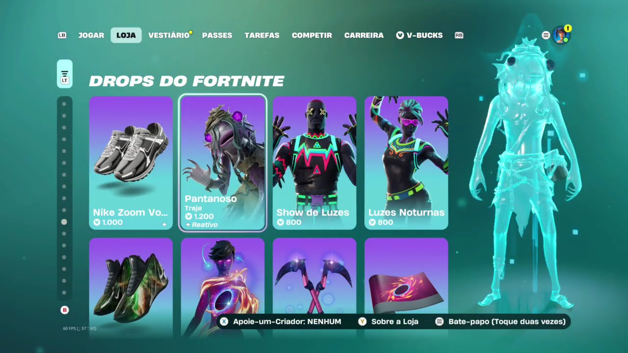 Loja do fortnite recentes 