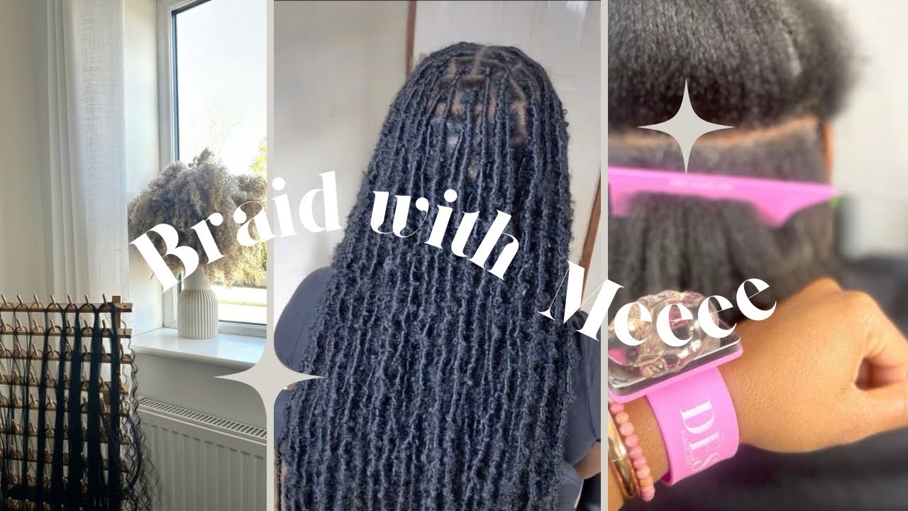 BRAID WITH ME/ a day in my boring life 🫱🏾‍🫲🏼 #dayinmylife #vlog #braidwithme #braidstyles #braids