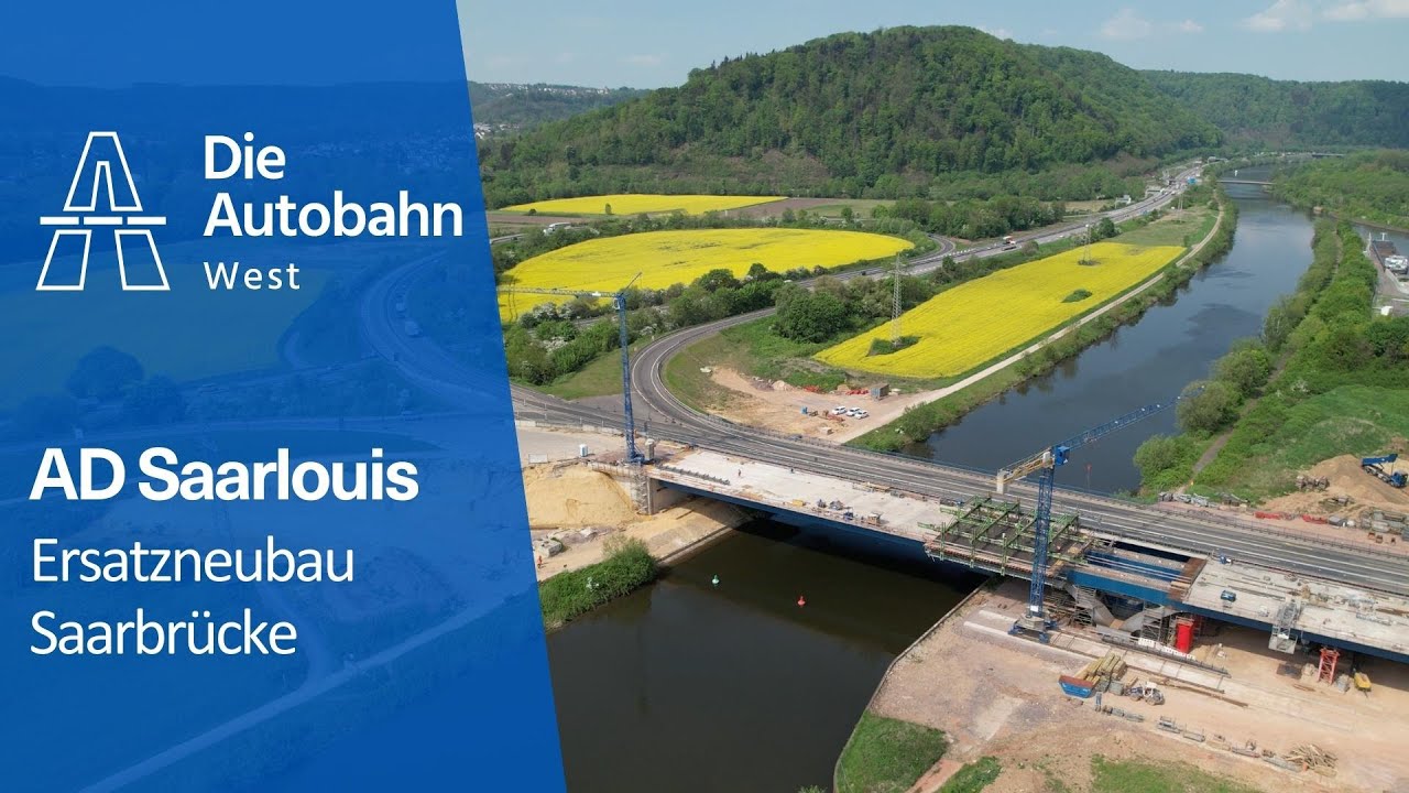 Autobahndreieck Saarlouis: Ersatzneubau Saarbrücke [A8/A620] | Autobahn GmbH