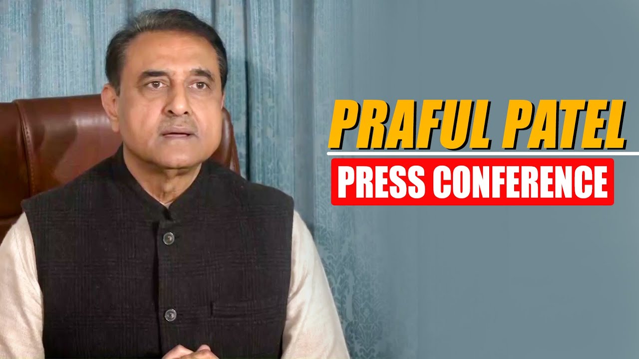 NCP Working President Praful Patel addresses Press Conference in New Delhi | Ajit Pawar