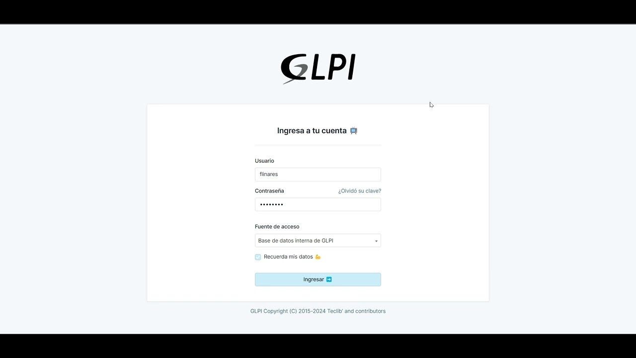 CONFIGURACION Y PARAMETRIZACION DE GLPI COLOMBIA,MESA DE AYUDA TI