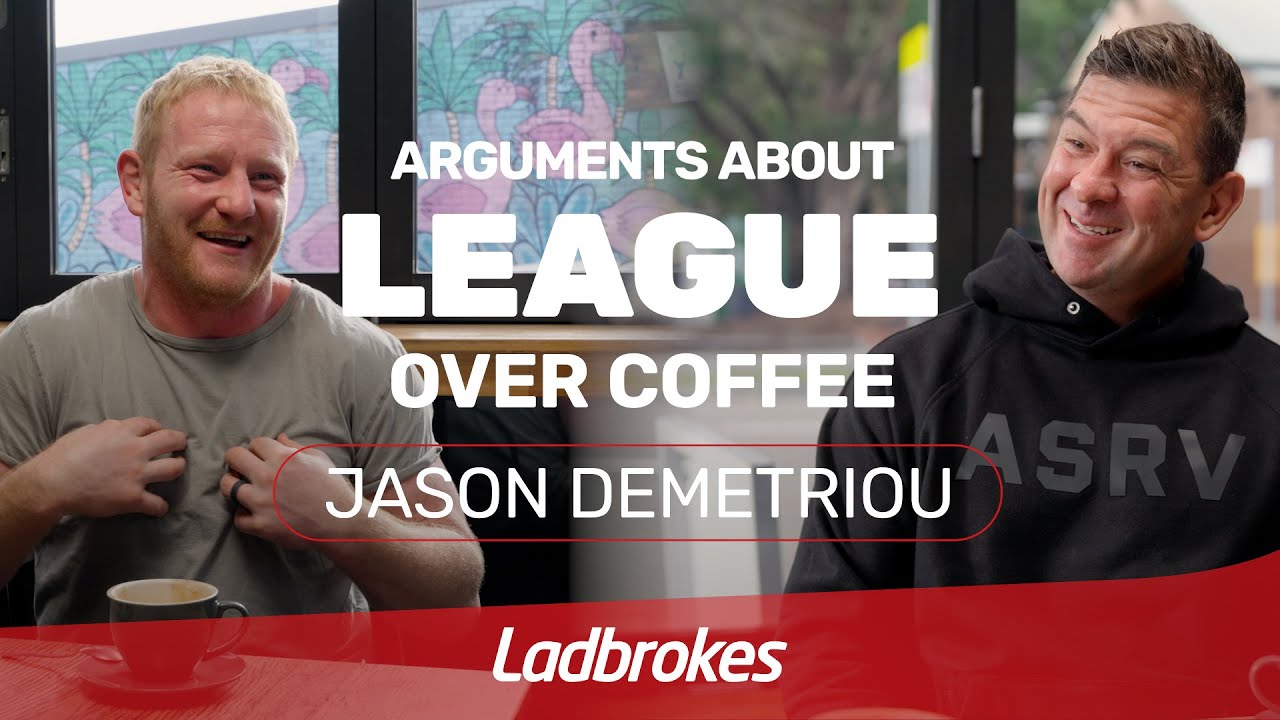 Arguments About League Over Coffee With Former Rabbitohs Coach Jason Demetriou