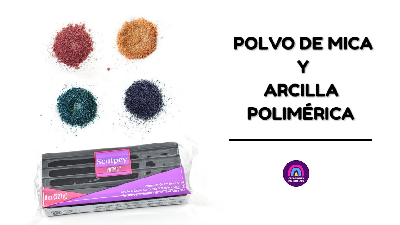 Cómo combinar POLVOS DE MICA Y ARCILLA POLIMÉRICA | Creaciones Poliméricas