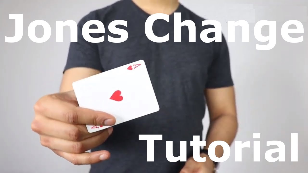 The JONES CHANGE Tutorial
