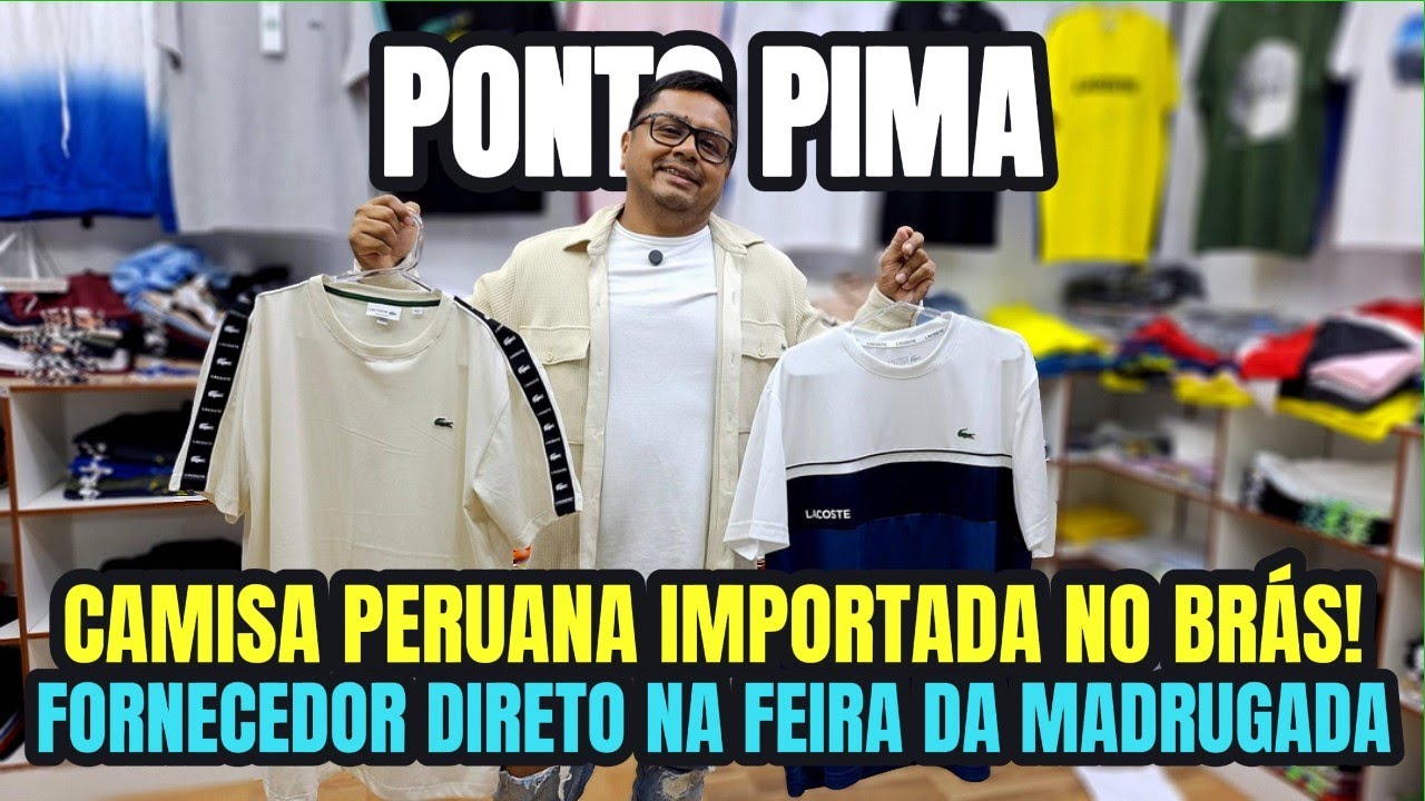 💲 ESTOQUE RECHEADO! CAMISAS PERUANAS IMPORTADAS DIRETO DO FORNECEDOR! 🛍️