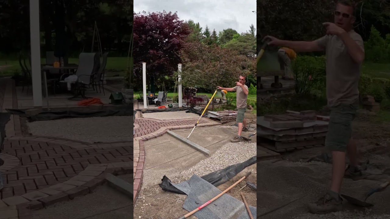 Patio Build in 1 Minute!
