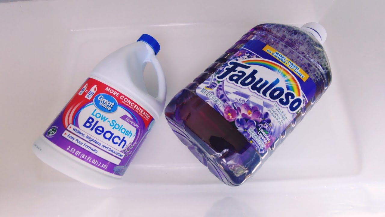 Low-Splash Lavender Bleach vs Huge Jug Lavender Fabuloso