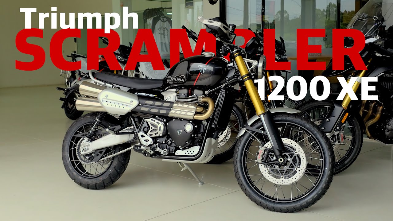Triumph SCRAMBLER 1200 XE 2025 em Detalhes e Preço na Concessionária!