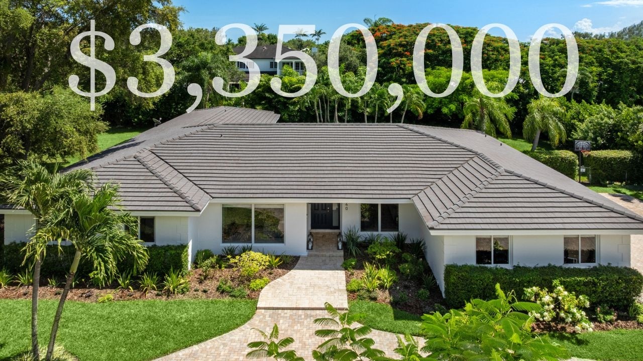 Inside a $3.5M Stunning Pinecrest Estate on Nearly 1 Acre with Pool | 5940 SW 120 St