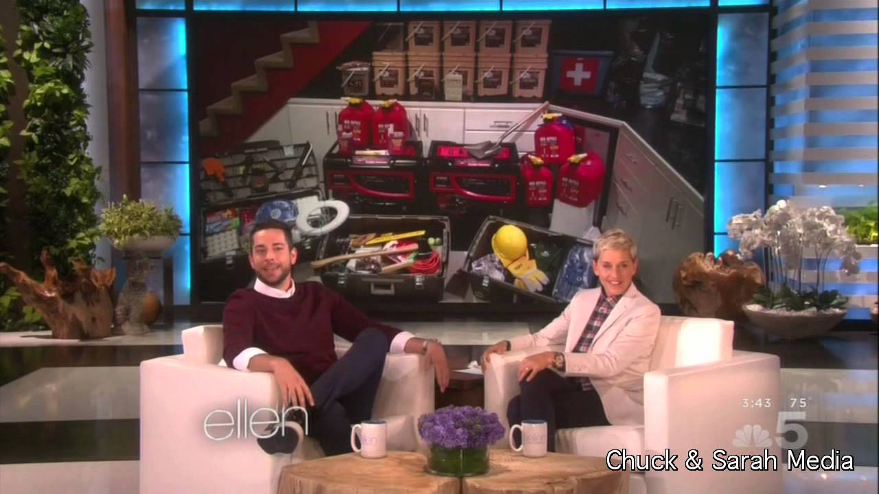 Zachary Levi on Ellen DeGeneres Show