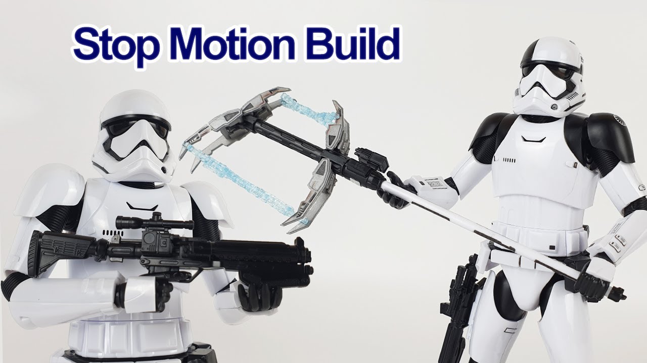 First Order Stormtrooper Executioner Bandai 1/12 Star Wars Model Kit | Stop Motion Build