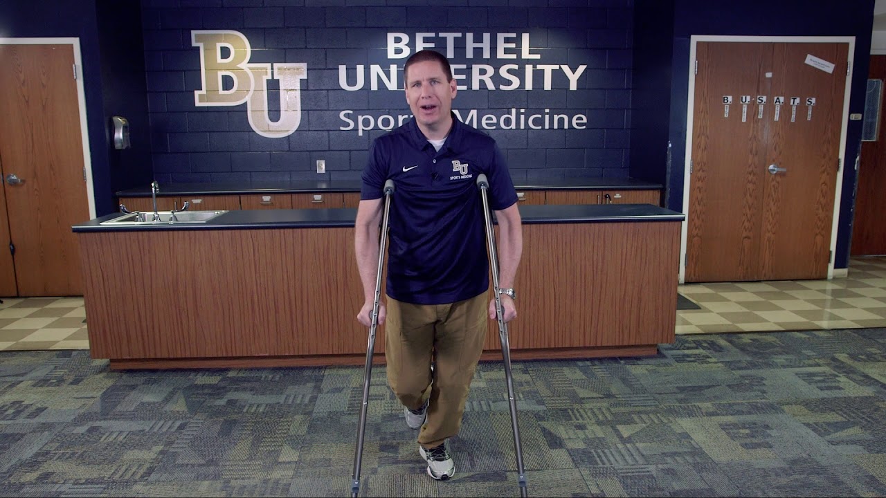 Walking with Crutches Tripod Method Skills Video