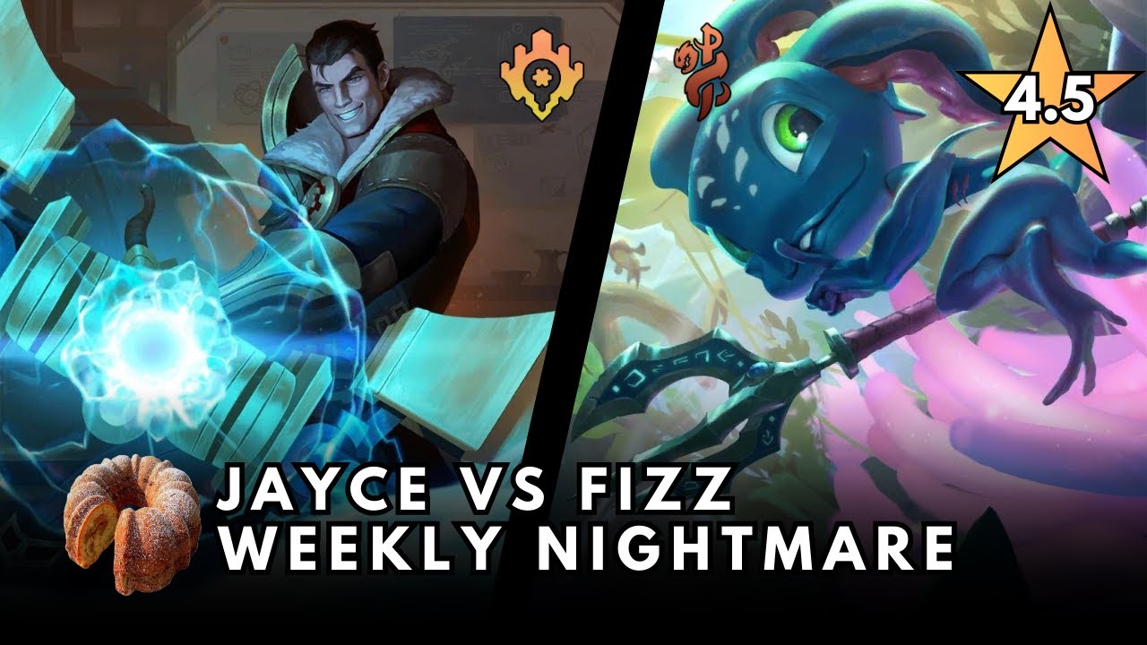 QUADRUPLE Spells | Jayce vs 4.5 ⭐ Fizz Weekly Nightmare | Legends of Runeterra, Path of Champions