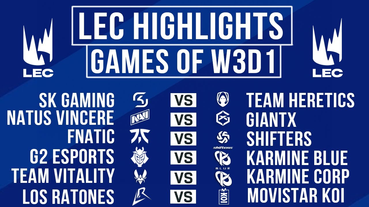 LEC Highlights ALL GAMES W3D1 | LEC 2026 Versus