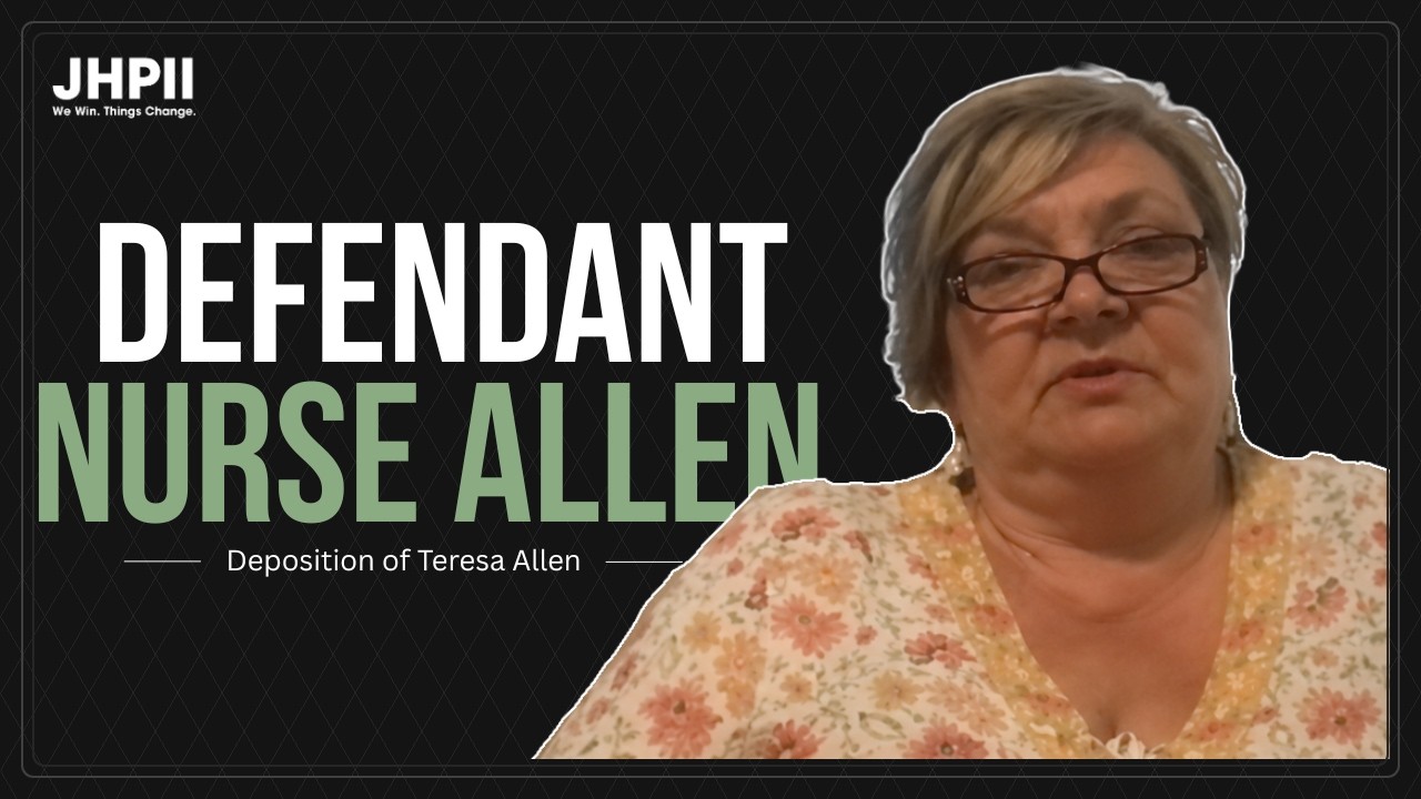 Deposition of Mary Teresa Allen, RN: Hospice Nurse