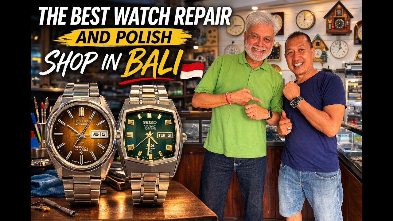 The best watch repair and polish shop in Bali