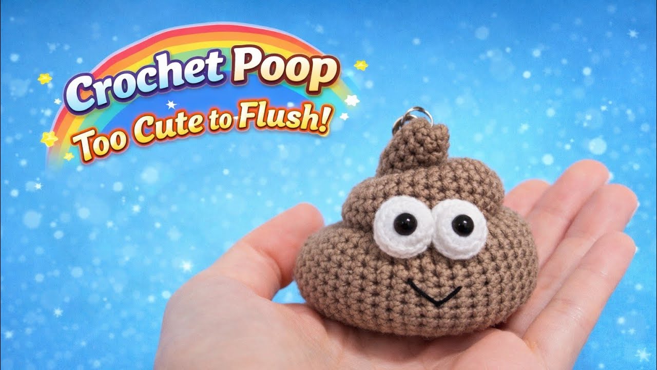 Poop Emoji. Scheme. #poop #emoji #tutorial #crochet