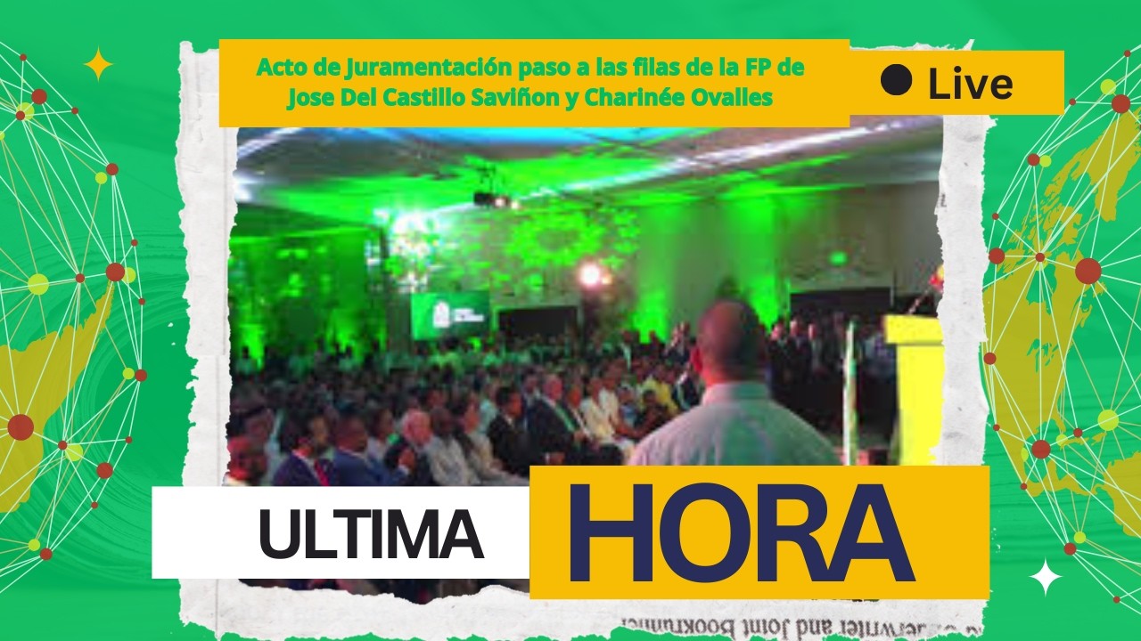 Acto de Juramentación  paso a las filas de la FP de Jose Del Castillo Saviñon y Charinée Ovalles