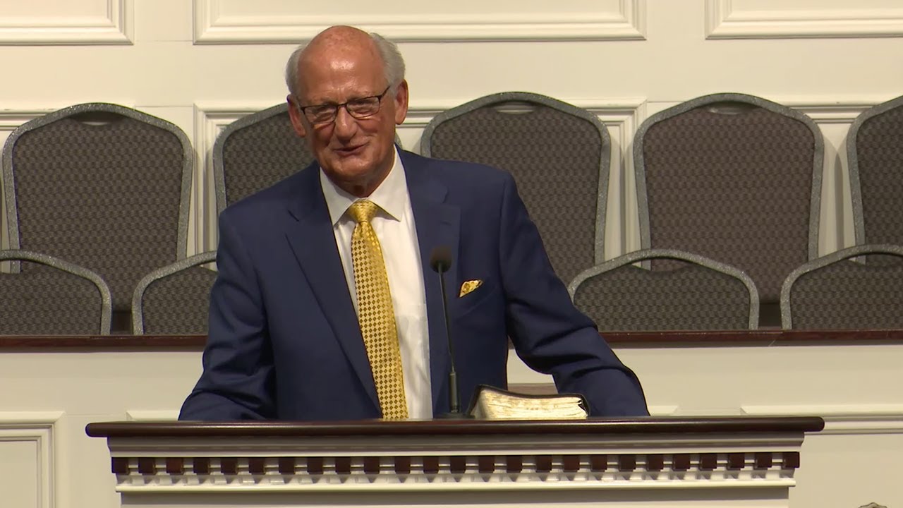 Dr. Jack Trieber preaching 