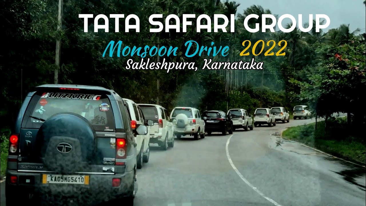 TATA SAFARI GROUP( TSG ) Monsoon Drive 2022 | Eka Resort | Sakleshpura | Off-roading | Safari Storme