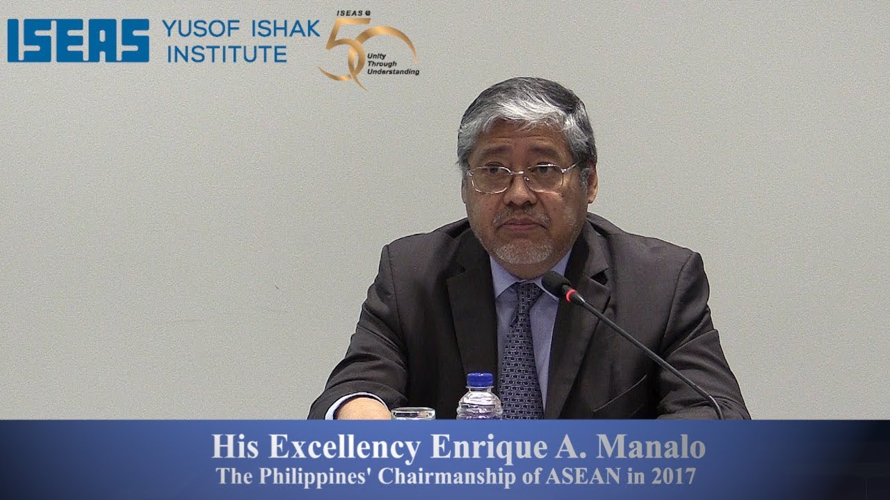 The 16th ASEAN Lecture: The Philippines' Chairmanship of ASEAN in 2017