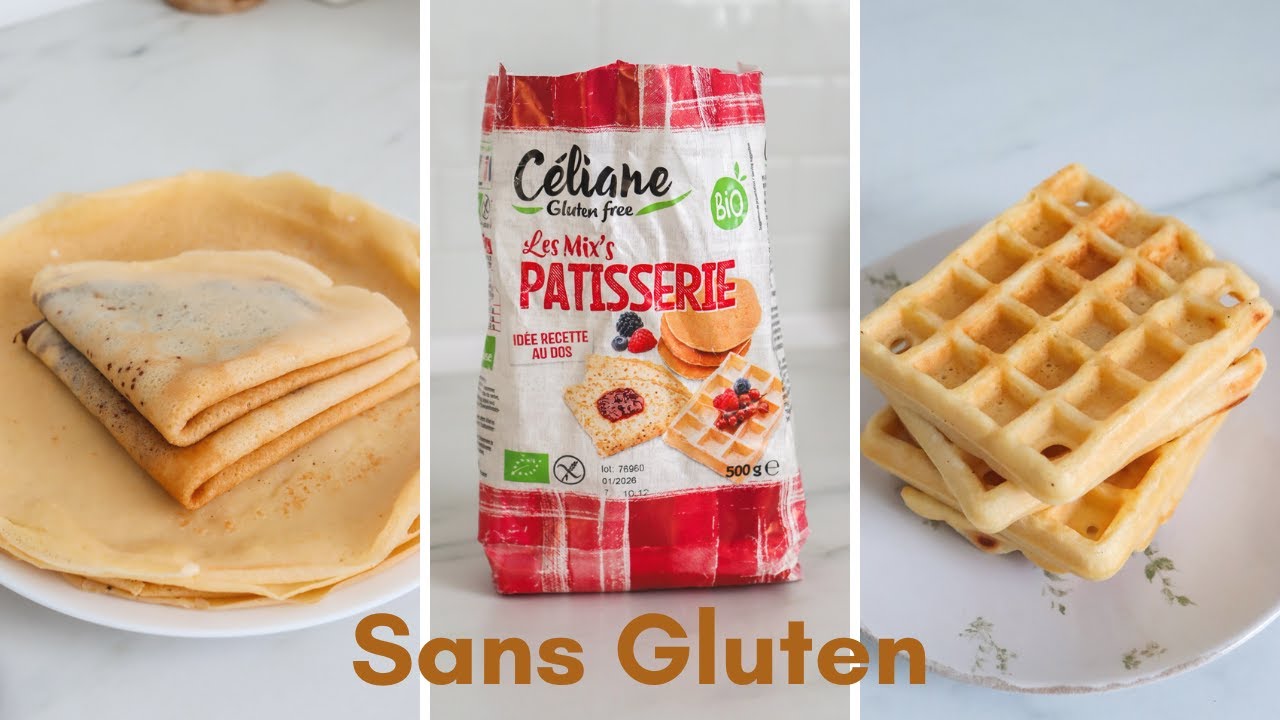 JE TESTE AVEC VOUS UNE FARINE SANS GLUTEN | Mix Pâtisserie sans gluten Gaufres et crêpes