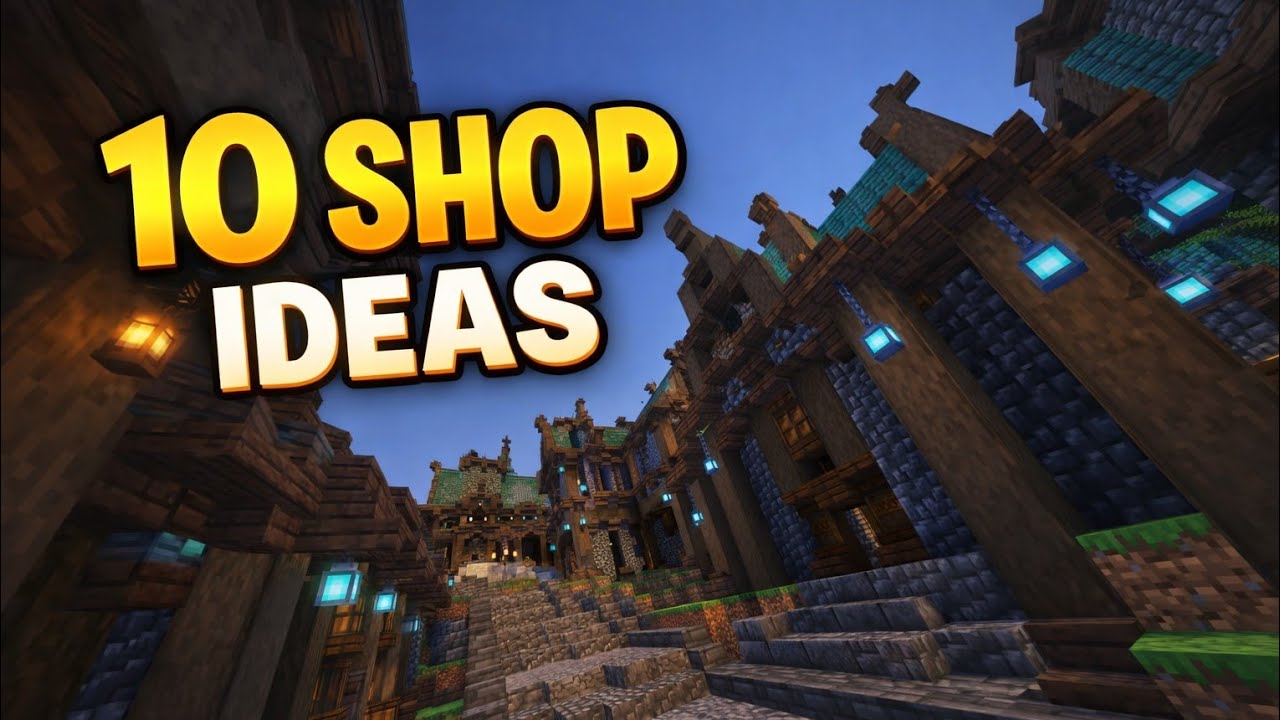 10 лучших идей для магазина в вашем мире Minecraft Forever