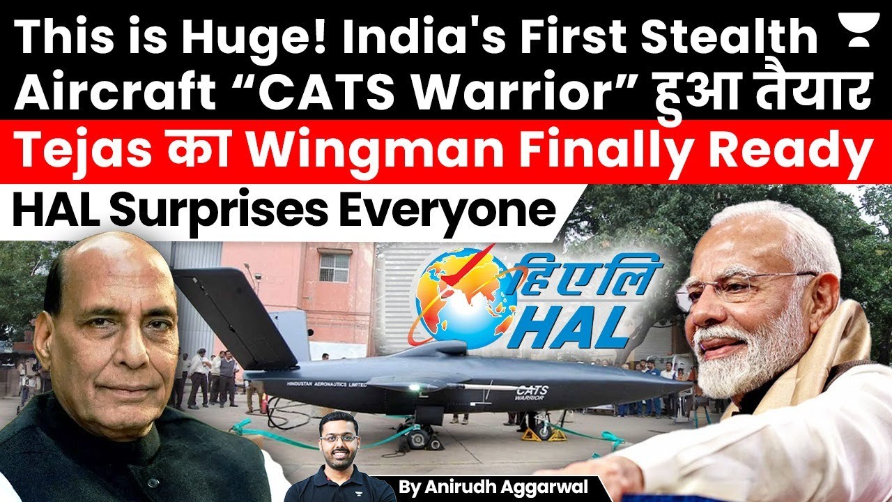 This is Huge! HAL Develops India's First Stealth Aircraft CATS Warrior. LCA Tejas Wingman Ready